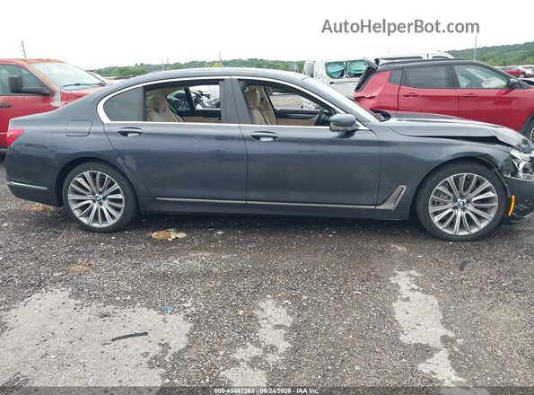 WBA7F2C51GG420008 2016 BMW 7 SERIES Gray Սալոնի հետևի տեսք