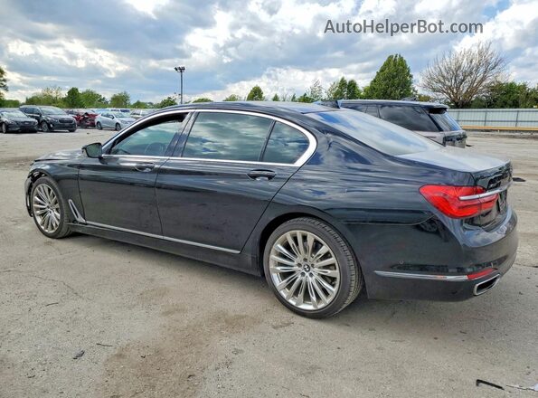 WBA7F2C52GG416615 2016 BMW 7 SERIES Black Задня ліва чверть