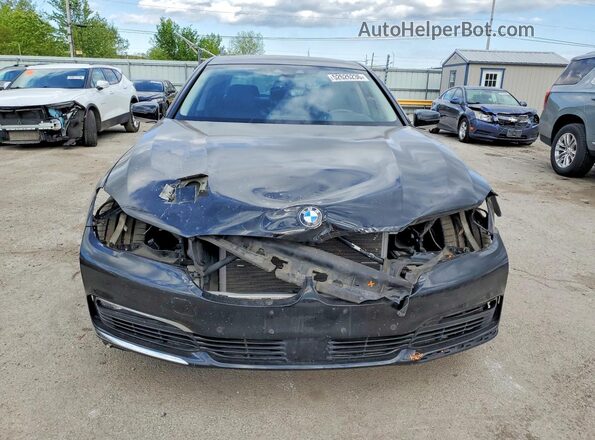 WBA7F2C52GG416615 2016 BMW 7 SERIES Black Вид спереду