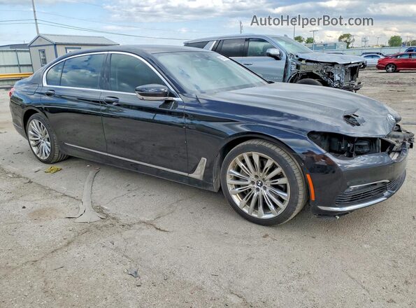 WBA7F2C52GG416615 2016 BMW 7 SERIES Black Передня права чверть