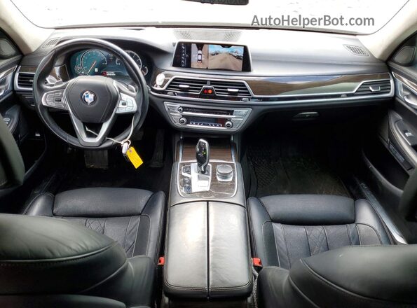 WBA7F2C52GG416615 2016 BMW 7 SERIES Black Вид панелі приладів