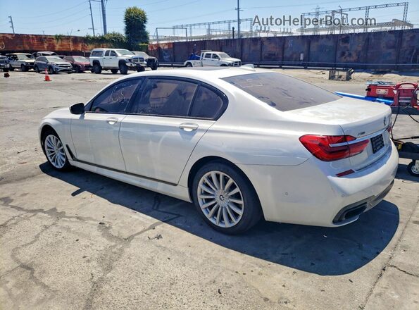 WBA7F2C53HG421761 2017 BMW 7 SERIES White Trasero izquierdo