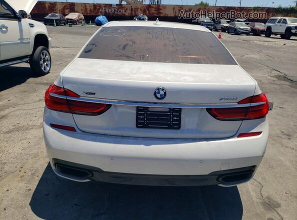WBA7F2C53HG421761 2017 BMW 7 SERIES White Vista trasera
