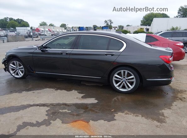 WBA7F2C54GG417989 2016 BMW 7 SERIES Gray Vista interior de 360 grados