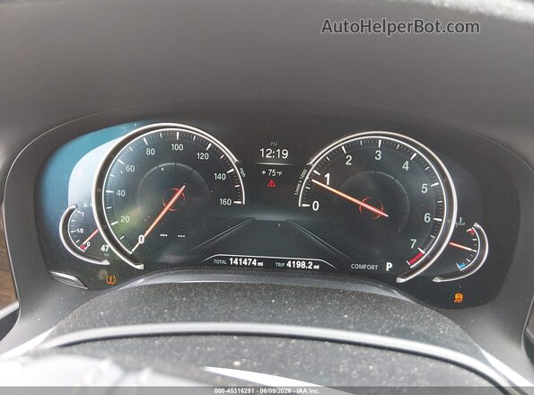 WBA7F2C54GG417989 2016 BMW 7 SERIES Gray Vista de los asientos traseros