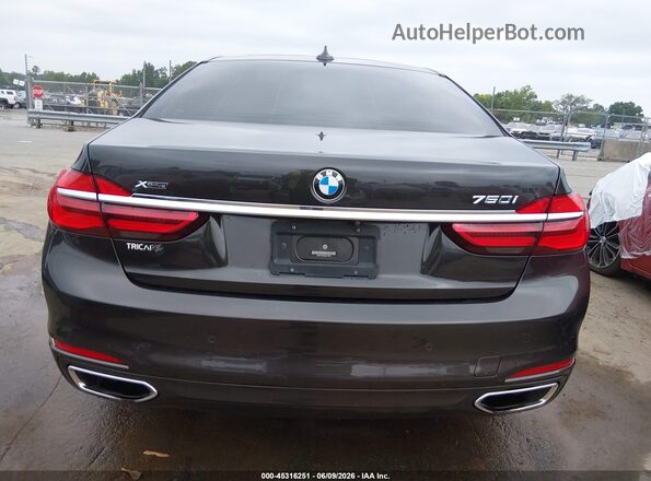WBA7F2C54GG417989 2016 BMW 7 SERIES Gray 
