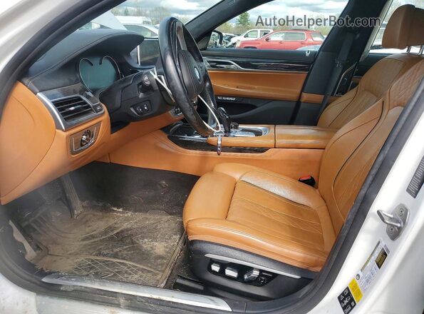 WBA7F2C56GG415516 2016 BMW 7 SERIES Белый Вид салона спереди