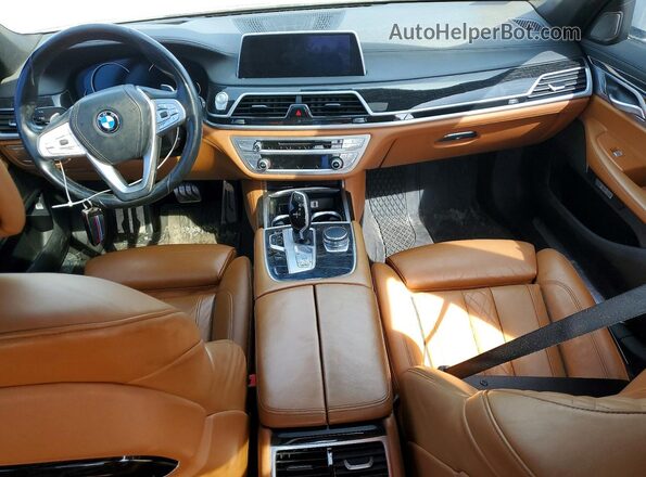 WBA7F2C56GG419971 2016 BMW 7 SERIES White Вид панелі приладів