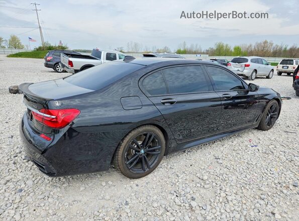 WBA7F2C56GGE12389 2016 BMW 7 SERIES Black უკანა მარჯვენა