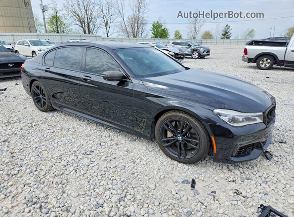 WBA7F2C56GGE12389 2016 BMW 7 SERIES Black წინა მარჯვენა