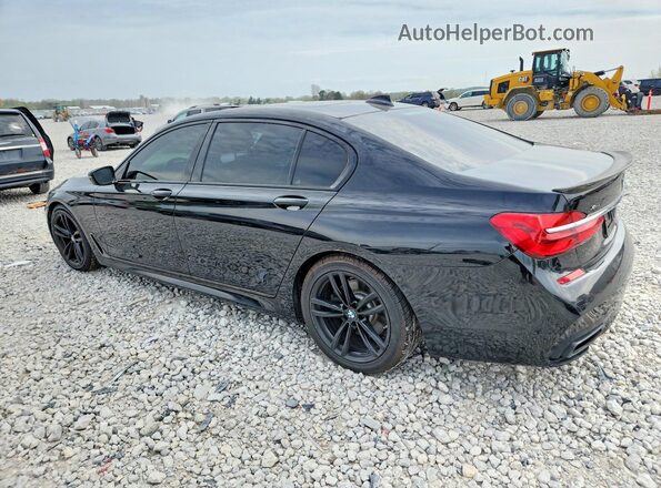 WBA7F2C56GGE12389 2016 BMW 7 SERIES Black უკანა მარცხენა