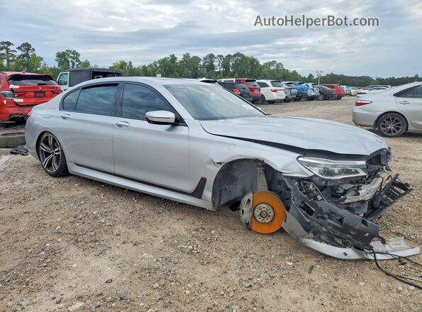 WBA7F2C57HG421875 2017 BMW 7 SERIES Silver Przód prawy