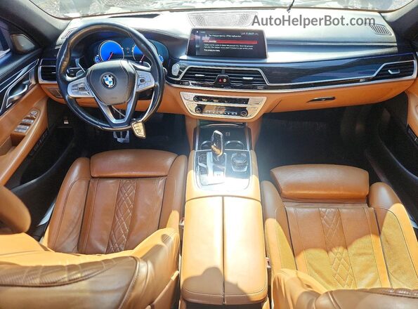 WBA7F2C58GG415971 2016 BMW 7 SERIES Black Vista del salpicadero