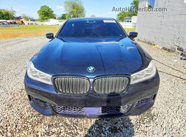 WBA7F2C58GG415971 2016 BMW 7 SERIES Black Vista frontal