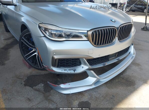 WBA7H6C52JG614930 2018 BMW M760I Серебряный Вид спереди