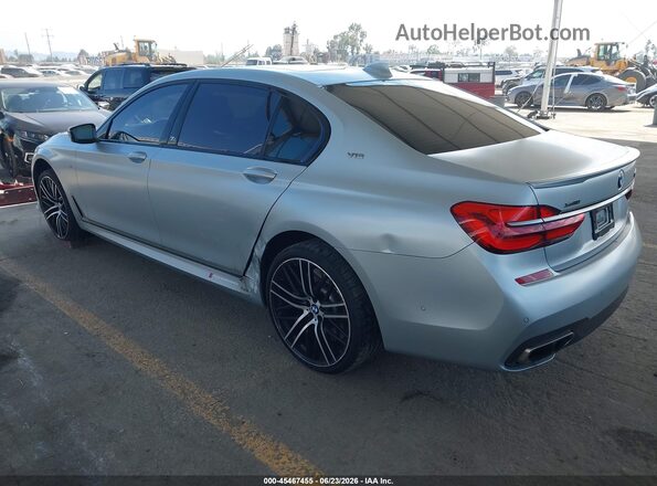 WBA7H6C52JG614930 2018 BMW M760I Серебряный Задняя левая четверть