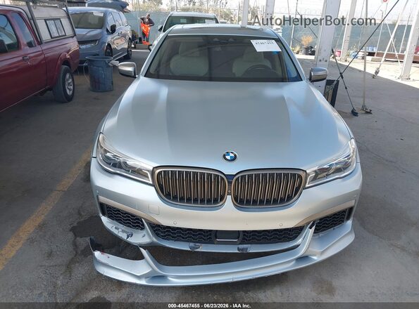 WBA7H6C52JG614930 2018 BMW M760I Серебряный Вид щитка приборов