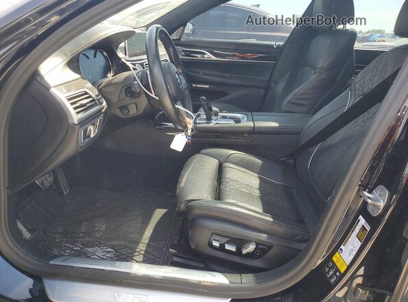 WBA7H6C55JG614713 2018 BMW M6 Black Вид салону спереду