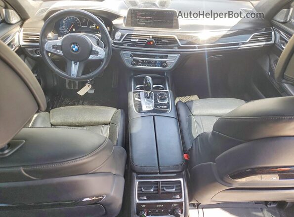 WBA7H6C55JG614713 2018 BMW M6 Black Вид панелі приладів
