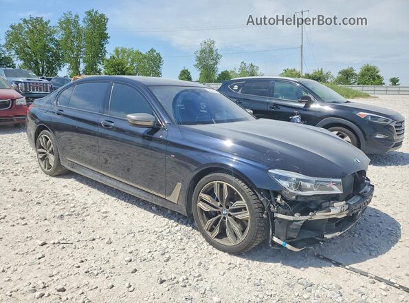 WBA7H6C55JG614713 2018 BMW M6 Black Передня права чверть