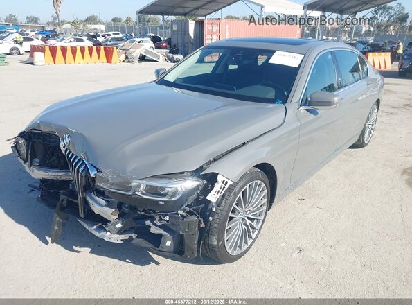 WBA7T2C06LCD77190 2020 BMW 7 SERIES Gray Vista tres cuartos delantera izquierda