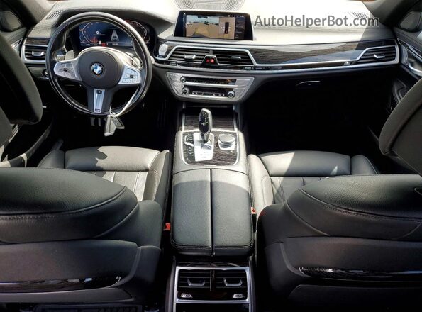 WBA7T2C07NCJ53362 2022 BMW 7 SERIES Black Առջևի վահանակի տեսք