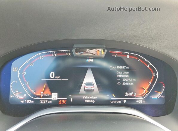 WBA7T2C07NCJ53362 2022 BMW 7 SERIES Black Սարքավորումների վահանակի տեսք