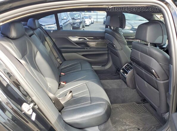 WBA7T2C07NCJ53362 2022 BMW 7 SERIES Black Հետևի նստատեղերի տեսք