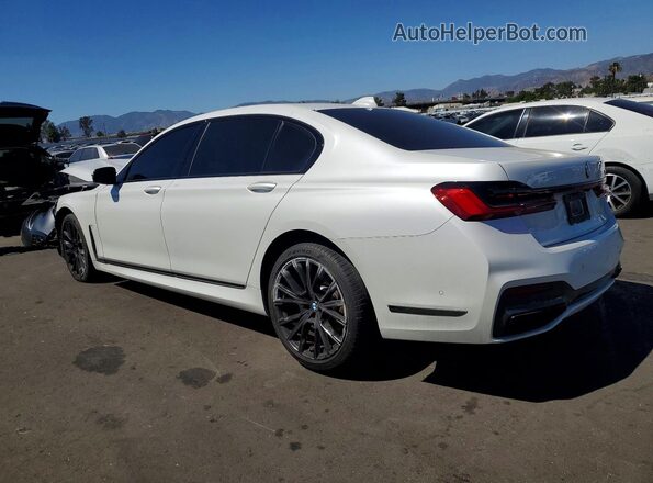 WBA7T2C08LCD43364 2020 BMW 7 SERIES White Հետևի ձախ