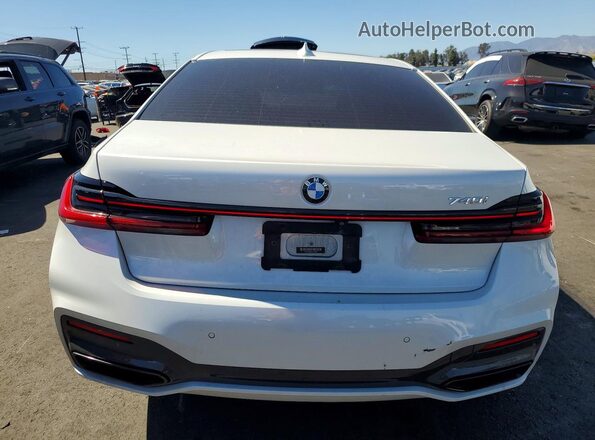 WBA7T2C08LCD43364 2020 BMW 7 SERIES White Հետևի տեսք