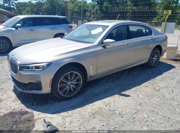 WBA7T4C02MCG36447 2021 BMW 7 SERIES Brown Առջևի ձախ երեք քառորդ տեսարան