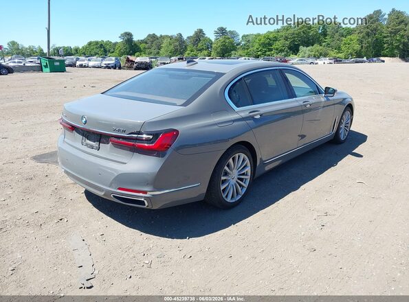 WBA7T4C08NCH51474 2022 BMW 7 SERIES Gray Задня права чверть