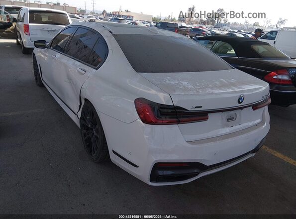 WBA7U2C02MCG00078 2021 BMW 7 SERIES Белый Задняя левая четверть