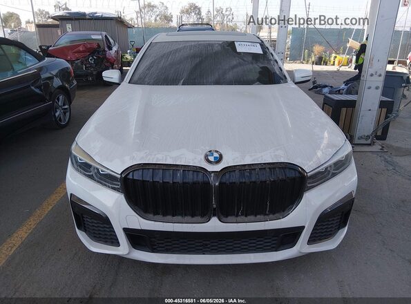WBA7U2C02MCG00078 2021 BMW 7 SERIES Белый Вид щитка приборов