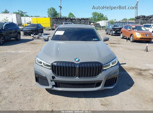 WBA7U2C04NCH50758 2022 BMW 7 SERIES Gray Widok zestawu wskaźników