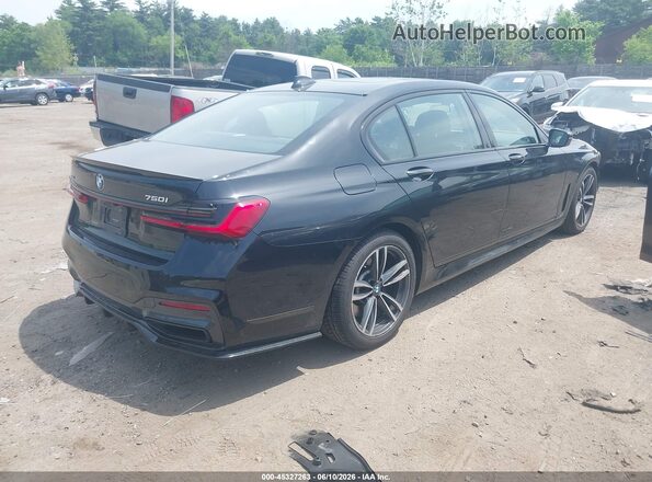 WBA7U2C06MCF11971 2021 BMW 7 SERIES Black Trasero derecho