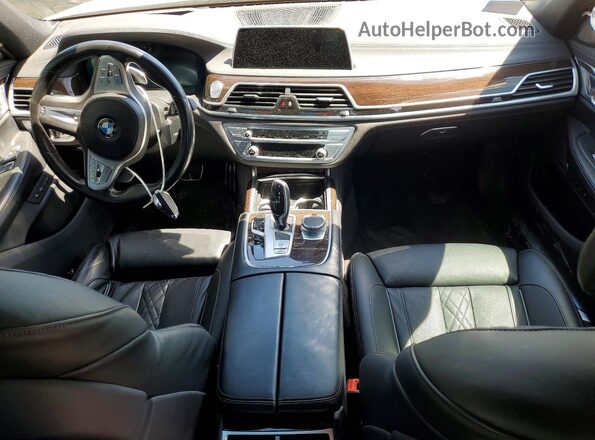 WBA7U2C06NCG82513 2022 BMW 7 SERIES Gray Առջևի վահանակի տեսք