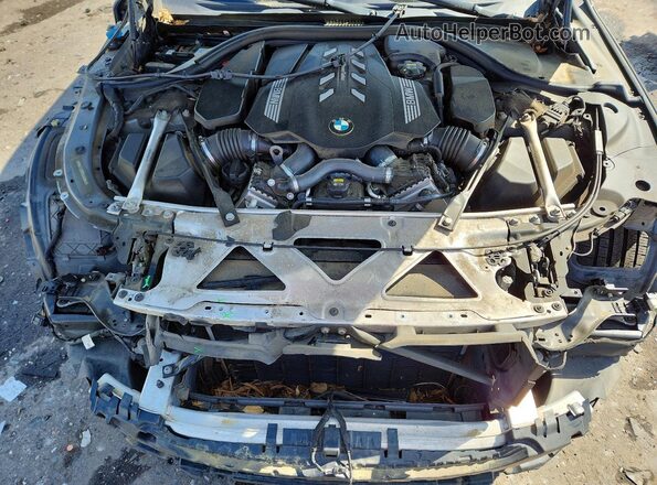 WBA7U2C07LGJ59956 2020 BMW 7 SERIES Gray უკანა სალონის ხედი