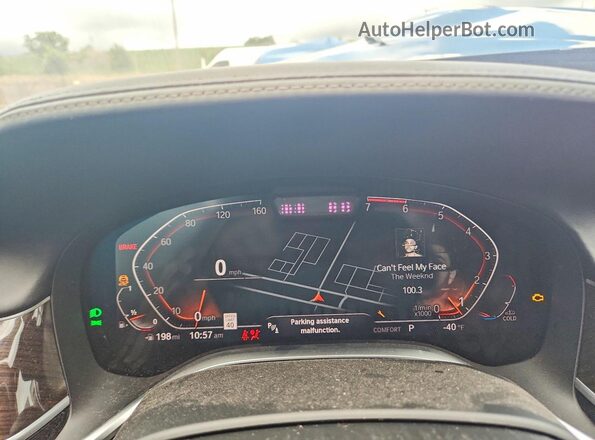 WBA7U2C08LCD32877 2020 BMW OTHER Black Սարքավորումների վահանակի տեսք