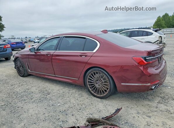 WBA7U2C13MCG12040 2021 BMW ALPINA Maroon Tył lewy