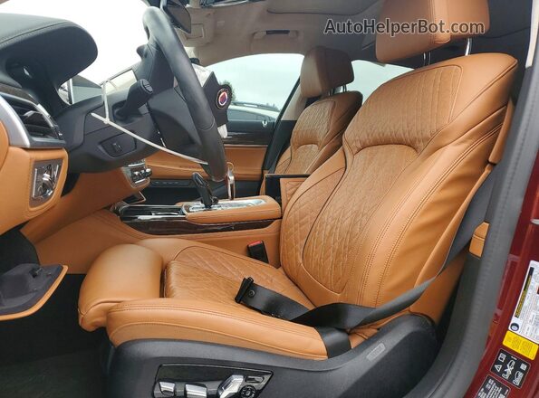 WBA7U2C13MCG12040 2021 BMW ALPINA Maroon Widok wnętrza z przodu