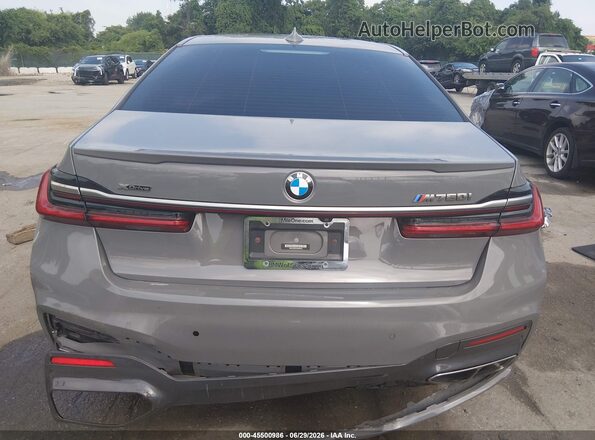 WBA7U6C02LBM63023 2020 BMW M760I Gray 