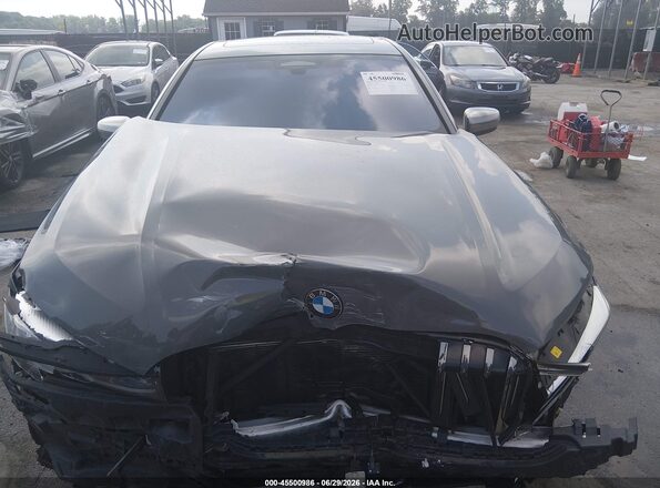 WBA7U6C02LBM63023 2020 BMW M760I Gray Սարքավորումների վահանակի տեսք