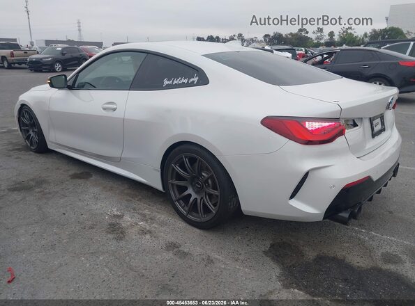 WBA83AP00NCH78245 2022 BMW M4 White უკანა მარცხენა