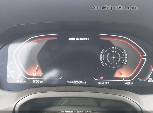 WBA83AP00NCH78245 2022 BMW M4 White უკანა სავარძლების ხედი