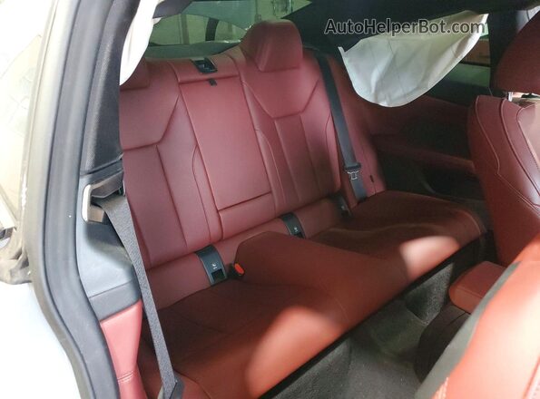WBA83AP08PCM39720 2023 BMW M4 Gray Vista de los asientos traseros