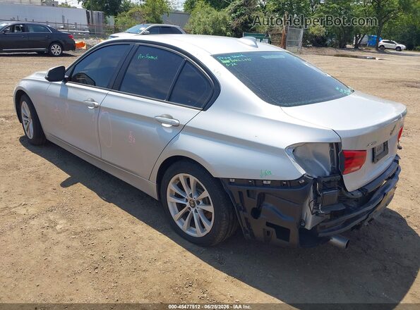 WBA8A3C51JA357995 2018 BMW 3 SERIES Silver Trasero izquierdo