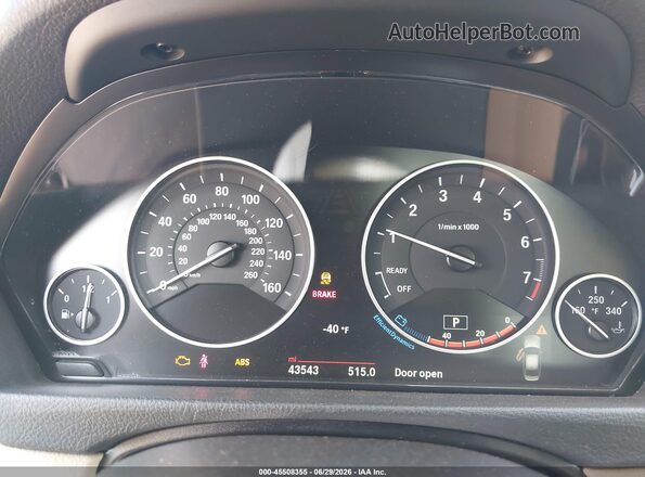 WBA8A3C55GK689862 2016 BMW 3 SERIES White უკანა სავარძლების ხედი