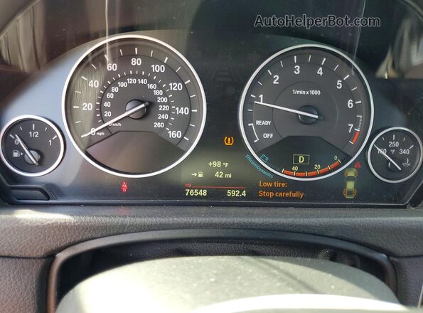 WBA8A3C56JA499890 2018 BMW 3 SERIES Gray Widok zestawu wskaźników