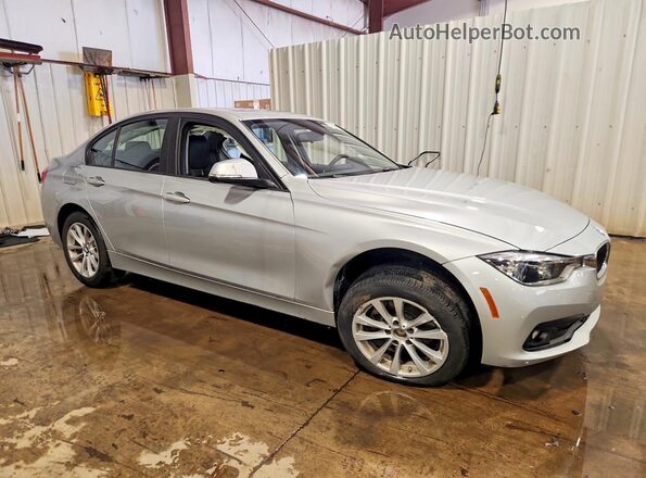WBA8A3C58JA505334 2018 BMW 3 SERIES Серебряный Передняя правая четверть